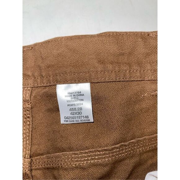 Key Apparel Men's Relaxed Fit Duck Dungaree (Carpenter‎ Jeans) W42x30 A6 - Picture 5 of 7